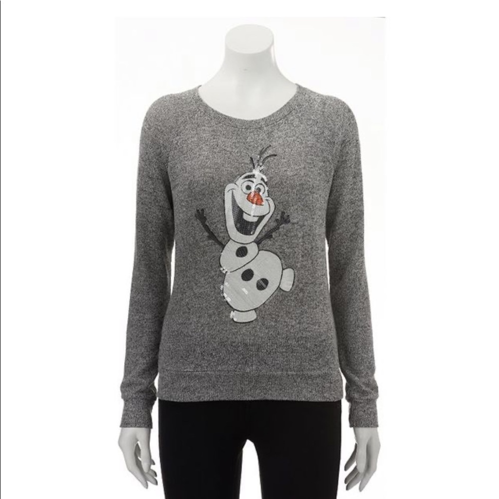 Disney Frozen Sweater-Knit Olaf Top
